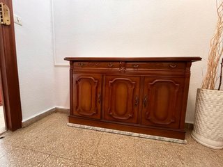 Mueble recibidor vintage madera y metal