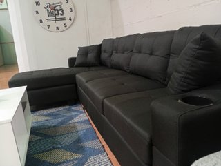 Sofá Chaise negro