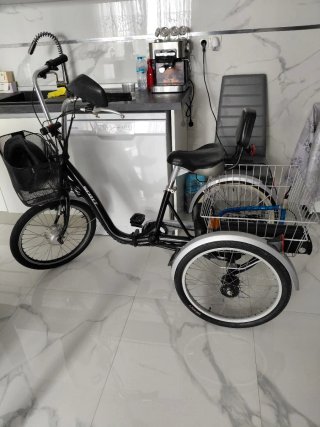 Triciclo Eléctrico con Cesta