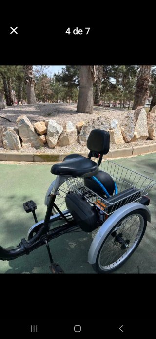 Triciclo Eléctrico con Cesta