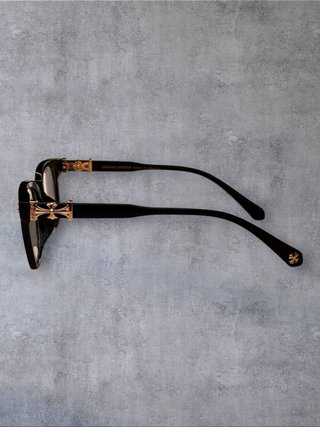 Occhiali Chrome Hearts Neri e Oro