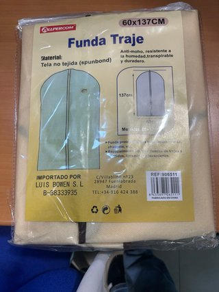 Funda para traje ALLPERCOM 60x137cm pack 8