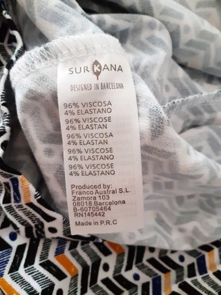 Abito Surkana Fantasia Geometrica – Taglia L