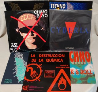 Lote 5 Vinilos Sonido - Techno Valencia Nm/Vg+/Top