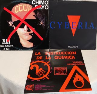 Lote 5 Vinilos Sonido - Techno Valencia Nm/Vg+/Top