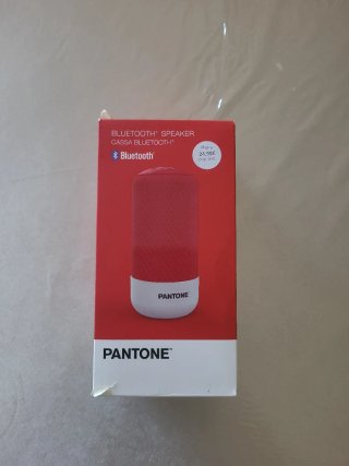 Altavoz Bluetooth Pantone Rojo y Blanco