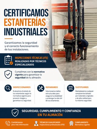 Inspecciones técnicas de estanterias (ITE oficial)