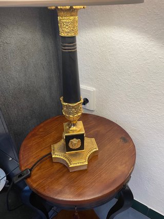Lámpara de mesa Imperio/Napoleón III Bronce