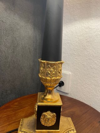 Lámpara de mesa Imperio/Napoleón III Bronce