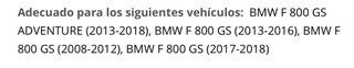 Maletas Laterales BMW F 800 Adventure