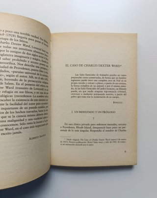 El caso de Charles Dexter Ward.