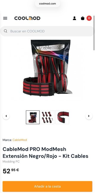 Torre PC Thermaltake Core P3 y cables coolmod