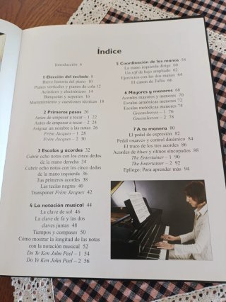 Libro Aprende a tocar el Piano y Teclados