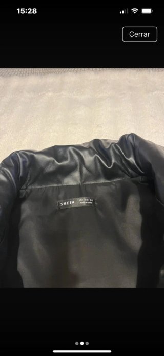 Chaleco SHEIN Negro Talla S
