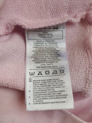 Sudadera Adidas Rosa Soft Girl XS-S / 164 Pink