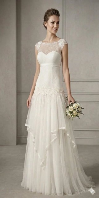Vestido de Novia La Sposa Blanco Talla S