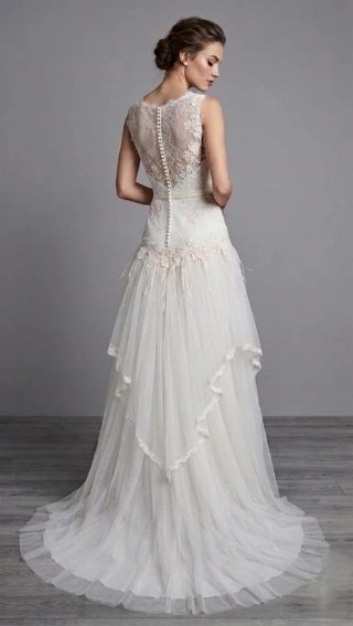 Vestido de Novia La Sposa Blanco Talla S