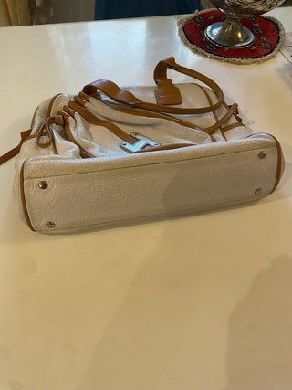 Borsa Hogan donna pelle bianca e cuoio
