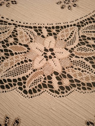 Tovaglia da tavolo vintage beige