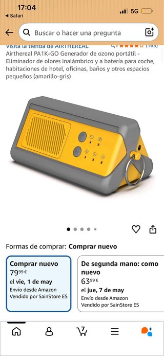Nueva Máquina de ozono portátil