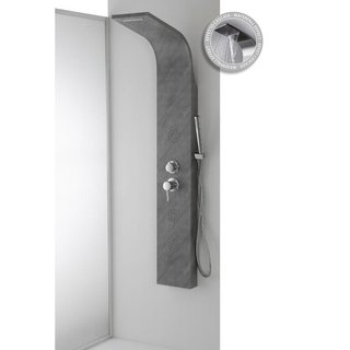 Colonna Doccia Effetto Cemento ACCIAOI INOX