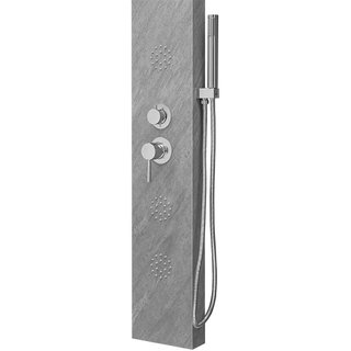 Colonna Doccia Effetto Cemento ACCIAOI INOX