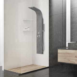 Colonna Doccia Effetto Cemento ACCIAOI INOX