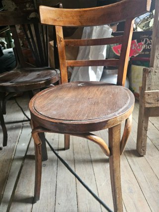 Juego de 10 sillas de comedor de madera