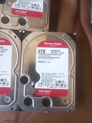 3x Discos Duros Western Digital Red 6TB