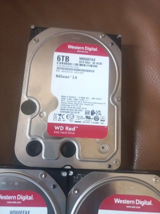 3x Discos Duros Western Digital Red 6TB