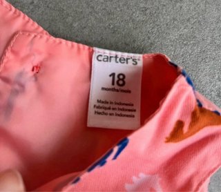 Vestido infantil estampado caballos