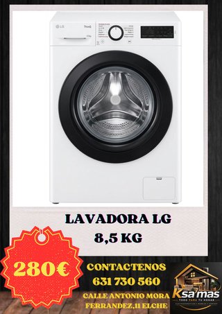 Lavadora LG 8,5 kg