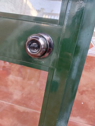Puerta aluminio con cristal