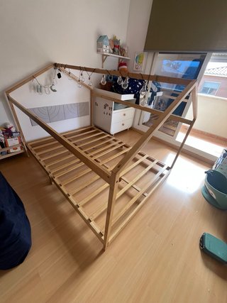 Cama Montessori Infantil Madera