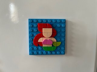 Imán Nevera Lego Sirenita Único