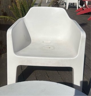 Silla Vondom Blanca Exterior