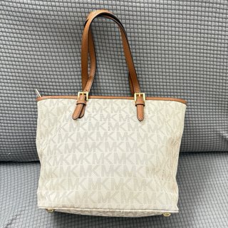 Bolso Michael Kors Piel Beige y Marrón