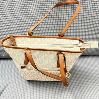Bolso Michael Kors Piel Beige y Marrón