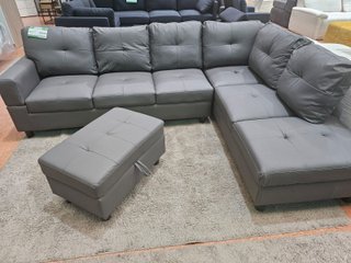 OFERTA DE SOFA CHAISE LONGUE CON RINCONERA + PUF