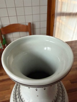 Vaso Cinese Porcellana Decorato