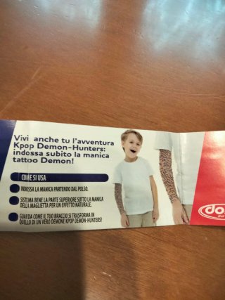 2 paia Maniche tatuaggio K-pop Demon Hunters