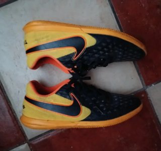 Zapatillas Nike Futbol Sala Negro/Amarillo