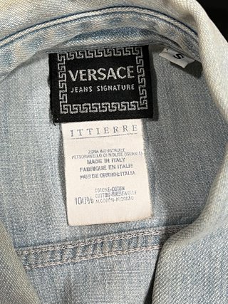 Chaleco Versace Denim Azul