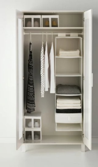 Organizador armario Ikea-Skubb,6 compartimentos.