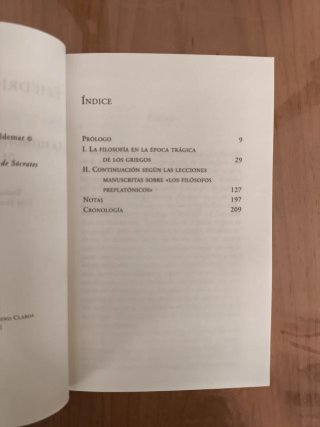 La filosofía en la época trágica de los griegos