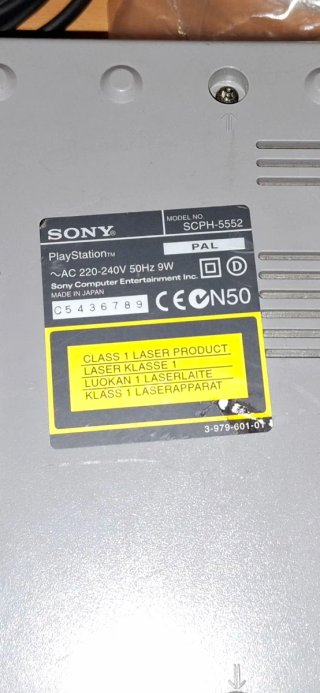 Consola PlayStation 1 Sony Gris