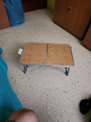 Mesa Plegable Bambú y Metal MONTY BEACH