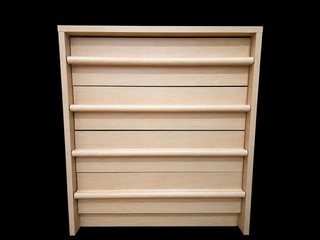Cajonera de madera beige