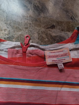 Camiseta niña Mayoral rayas