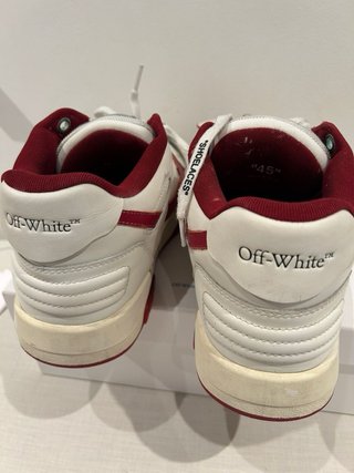 Zapatillas Off-White Blancas y Rojas